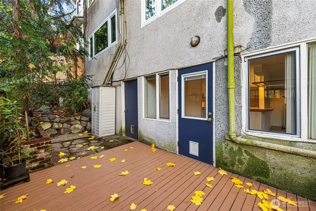 a view of a house with roof deck