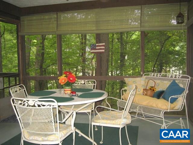 25 Dogleg Road Palmyra, VA 22963 - Photo 12 of 20 Screened porch with beautiful views to the private backyard.