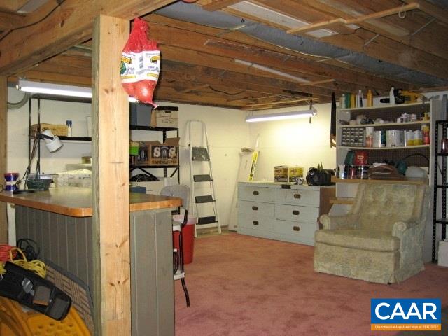 25 Dogleg Road Palmyra, VA 22963 - Photo 17 of 20 Versatile unfinished room in the terrace level. This could be a great workshop, work out room and more.