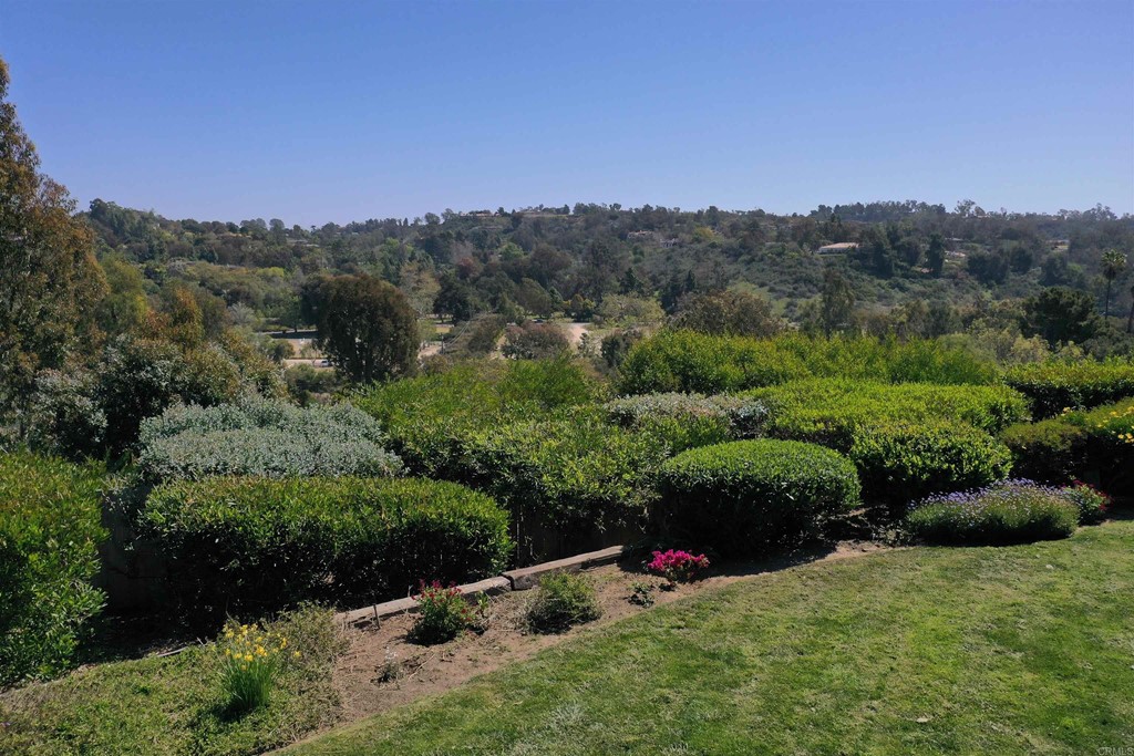 16854 Los Morros Rancho Santa Fe, CA 92067 - Photo 40 of 40 an aerial view of a house with mountain view