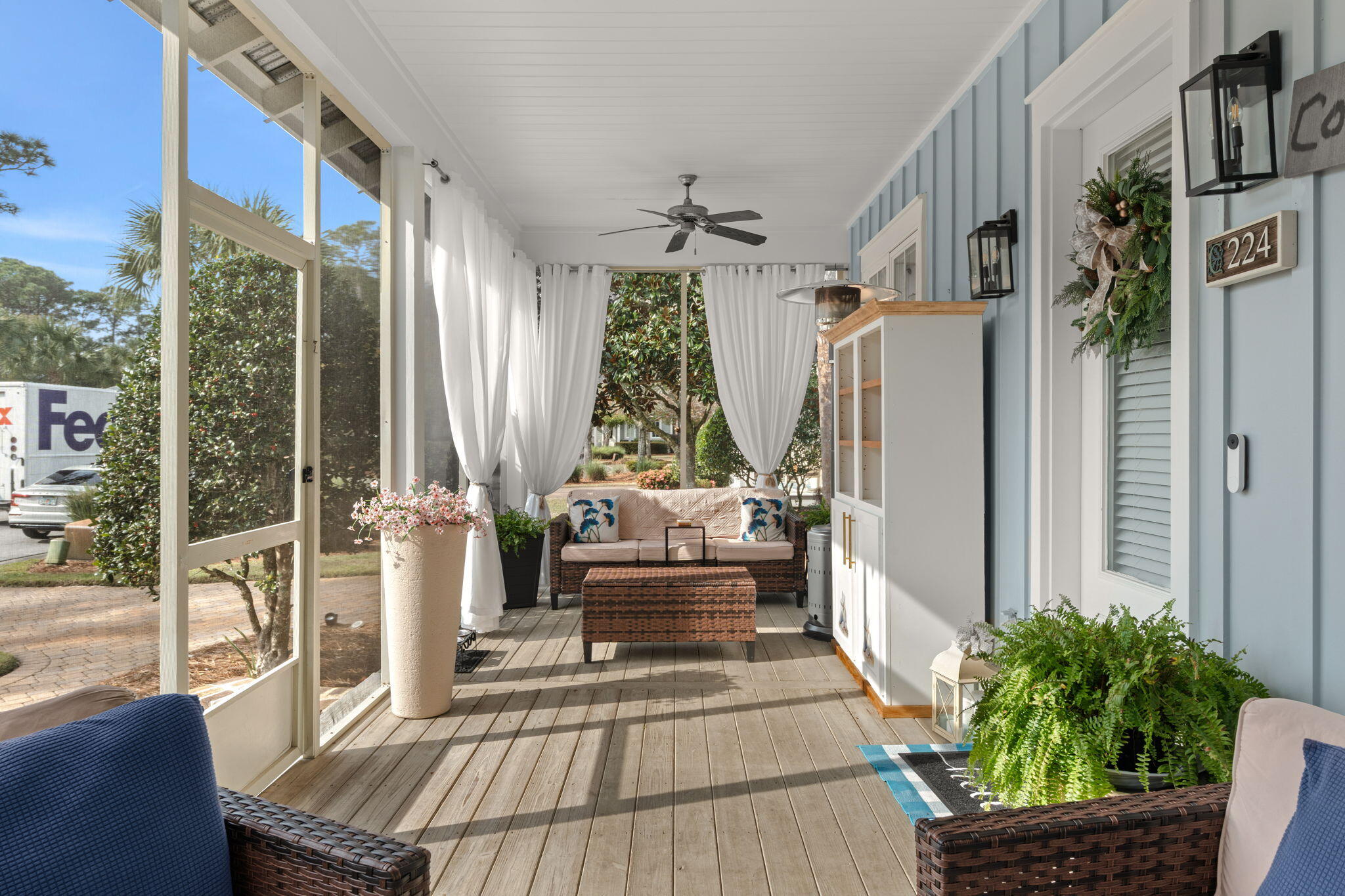 224 Carson Oaks Lane Miramar Beach, FL 32550 - Photo 18 of 27 a living room with furniture and a large window