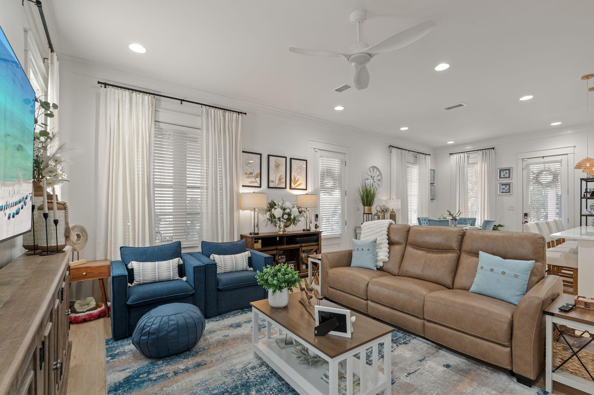 224 Carson Oaks Lane Miramar Beach, FL 32550 - Photo 8 of 27 a living room with furniture and a large window