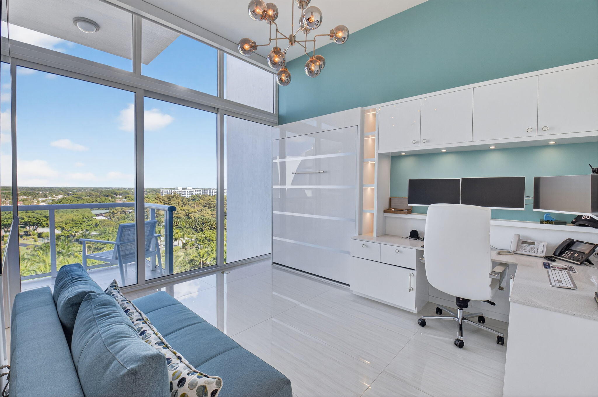 20155 Boca W Drive, Unit PHB904 Boca Raton, FL 33434 - Photo 25 of 50 a room with furniture and a large window