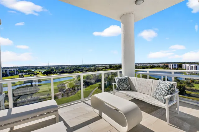 a outdoor space with furniture