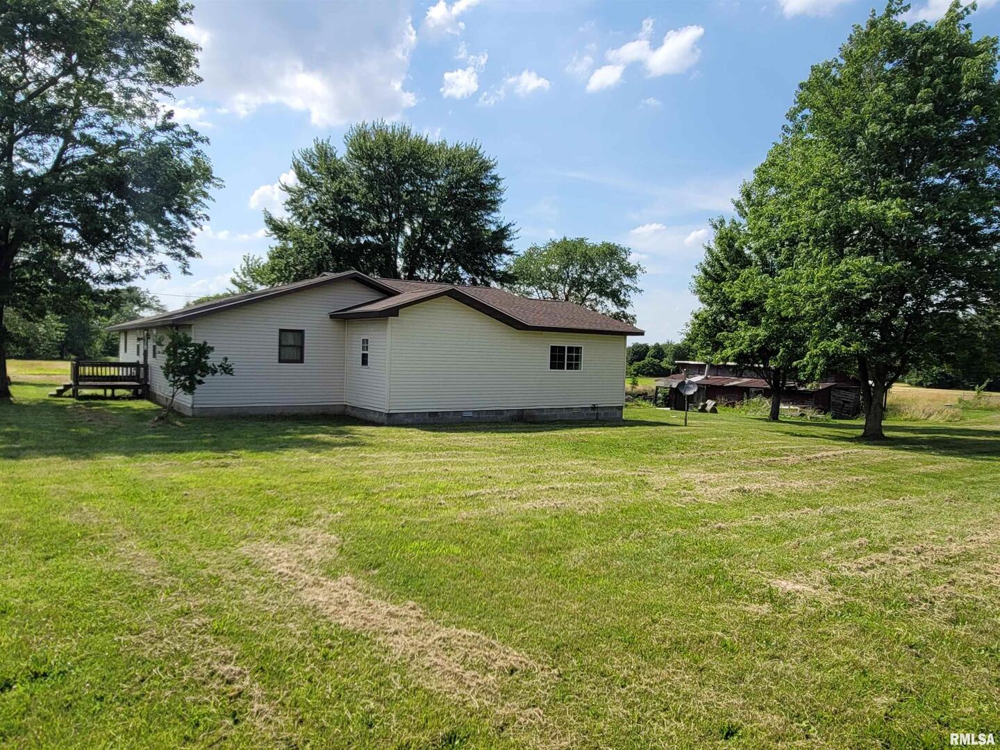 3993 Greenridge Road Alma, IL 62807 - Photo 34 of 45 a view of a house with a backyard