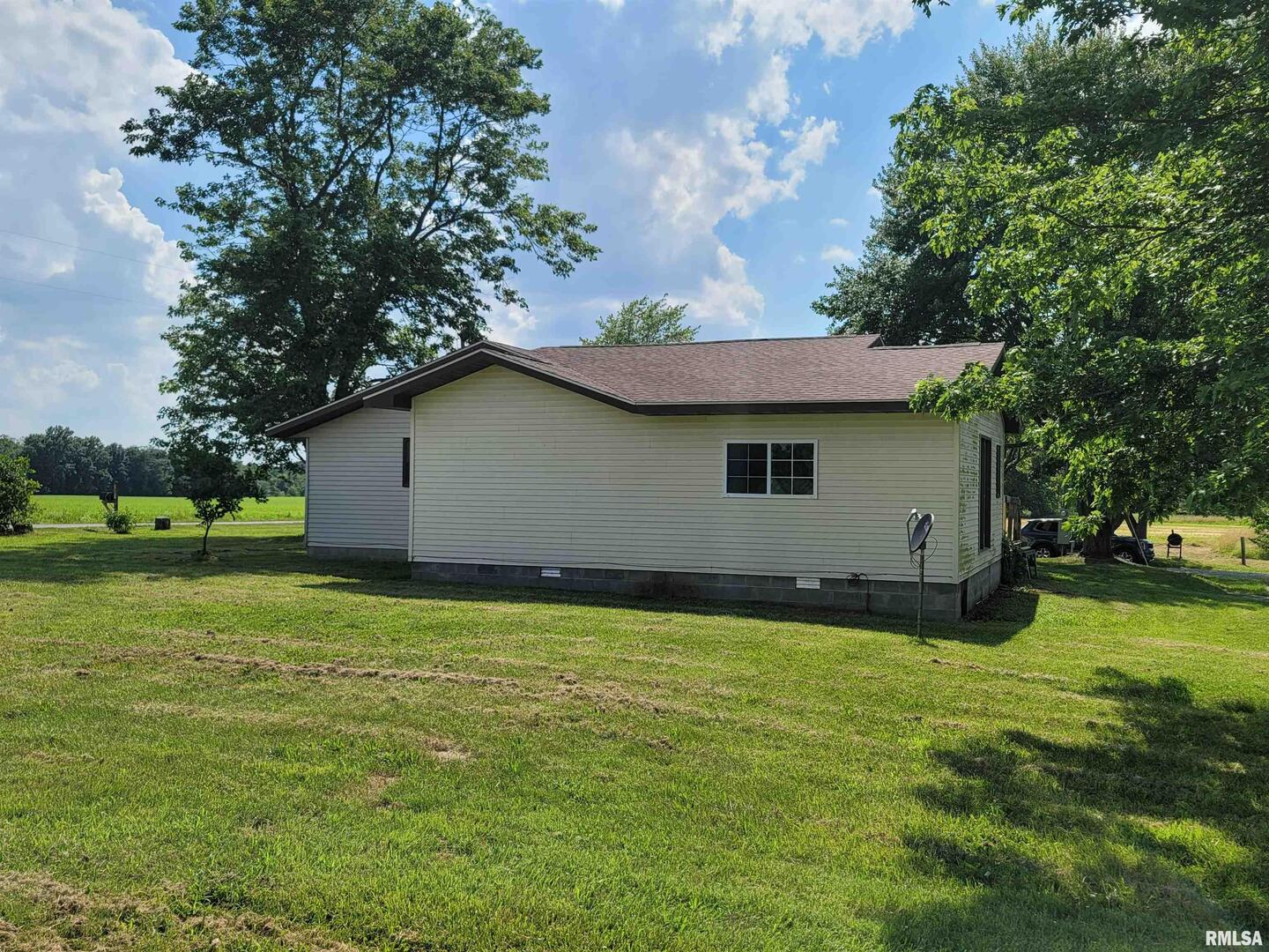 3993 Greenridge Road Alma, IL 62807 - Photo 36 of 45 a backyard of a house with lots of green space