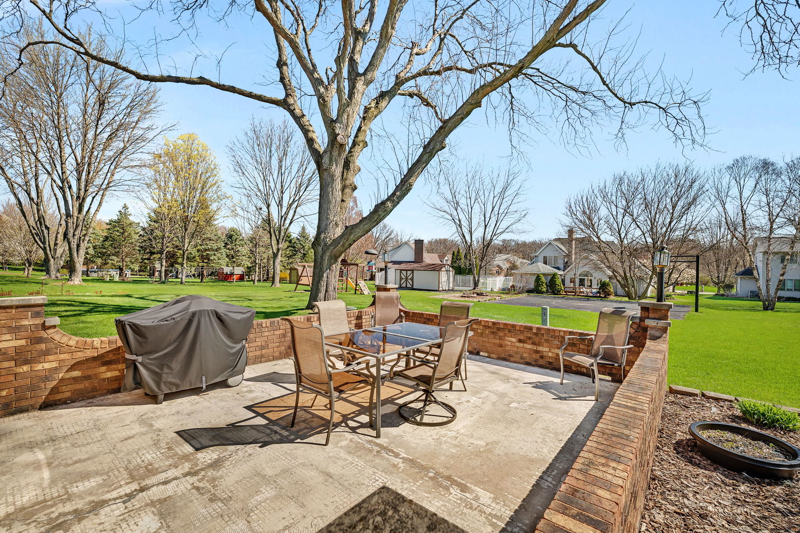 108 Deerpath Drive Minooka, IL 60447 - Photo 32 of 45 a view of a swimming pool with a patio