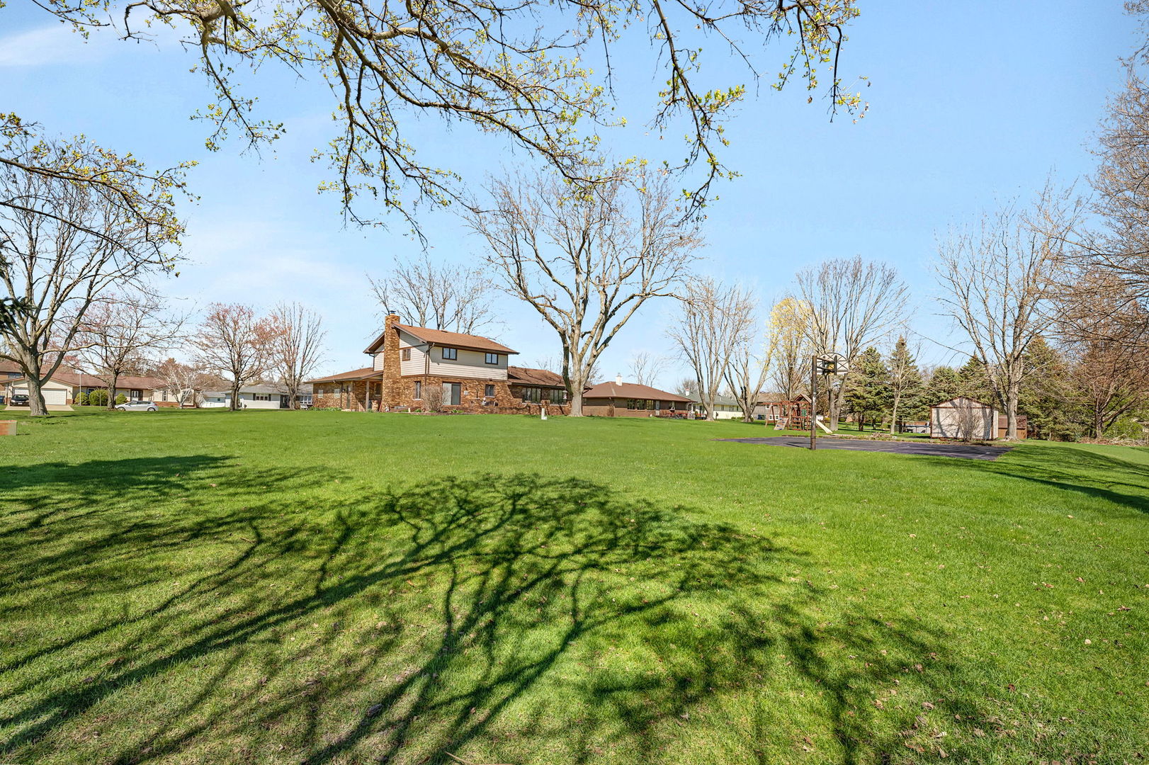 108 Deerpath Drive Minooka, IL 60447 - Photo 34 of 45 a view of yard with tree s