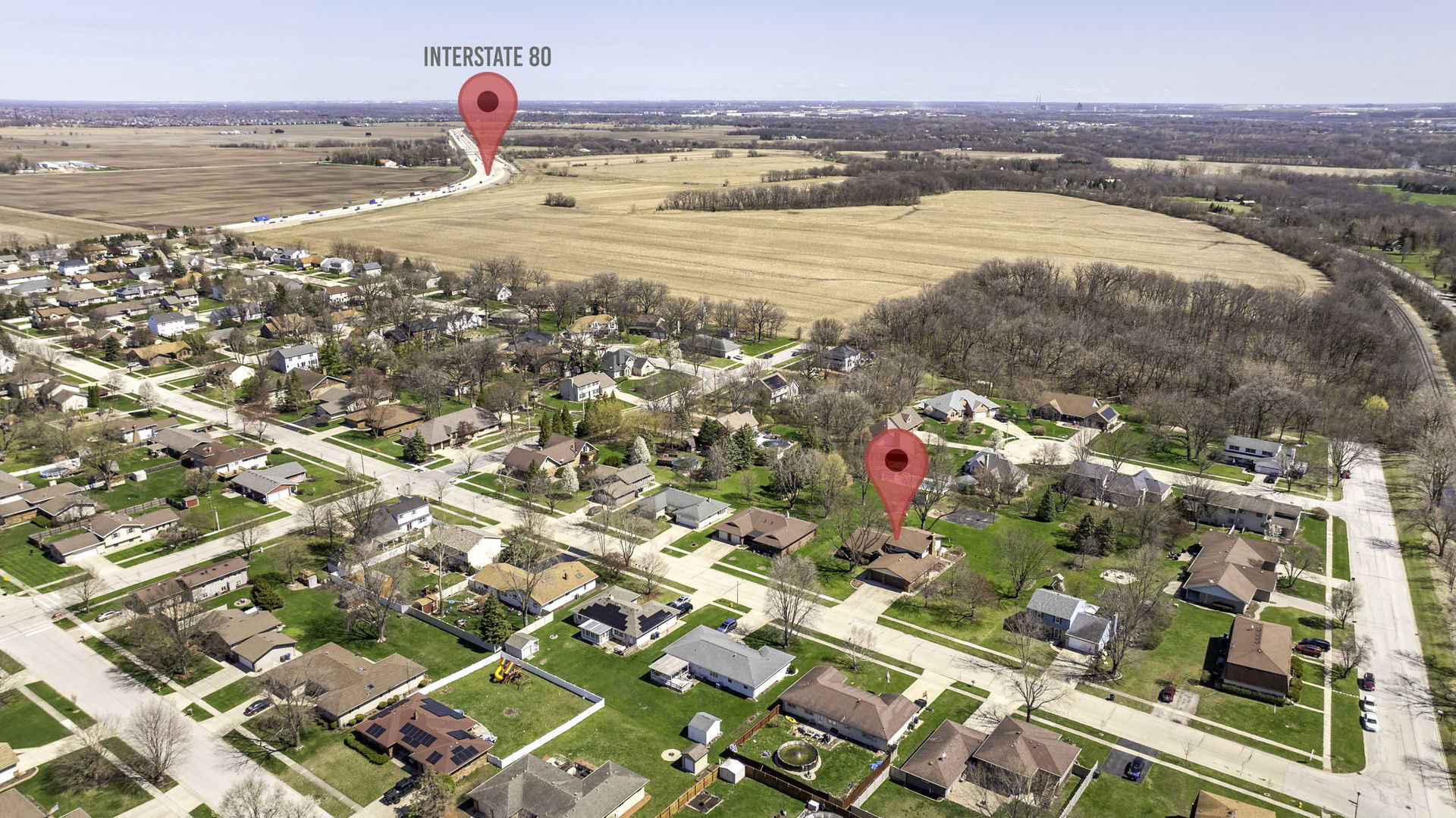 108 Deerpath Drive Minooka, IL 60447 - Photo 44 of 45 a view of city and ocean