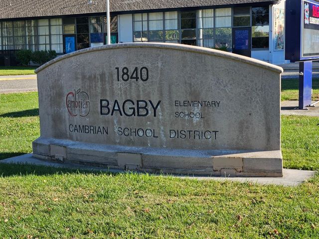 a sign on the side of a building