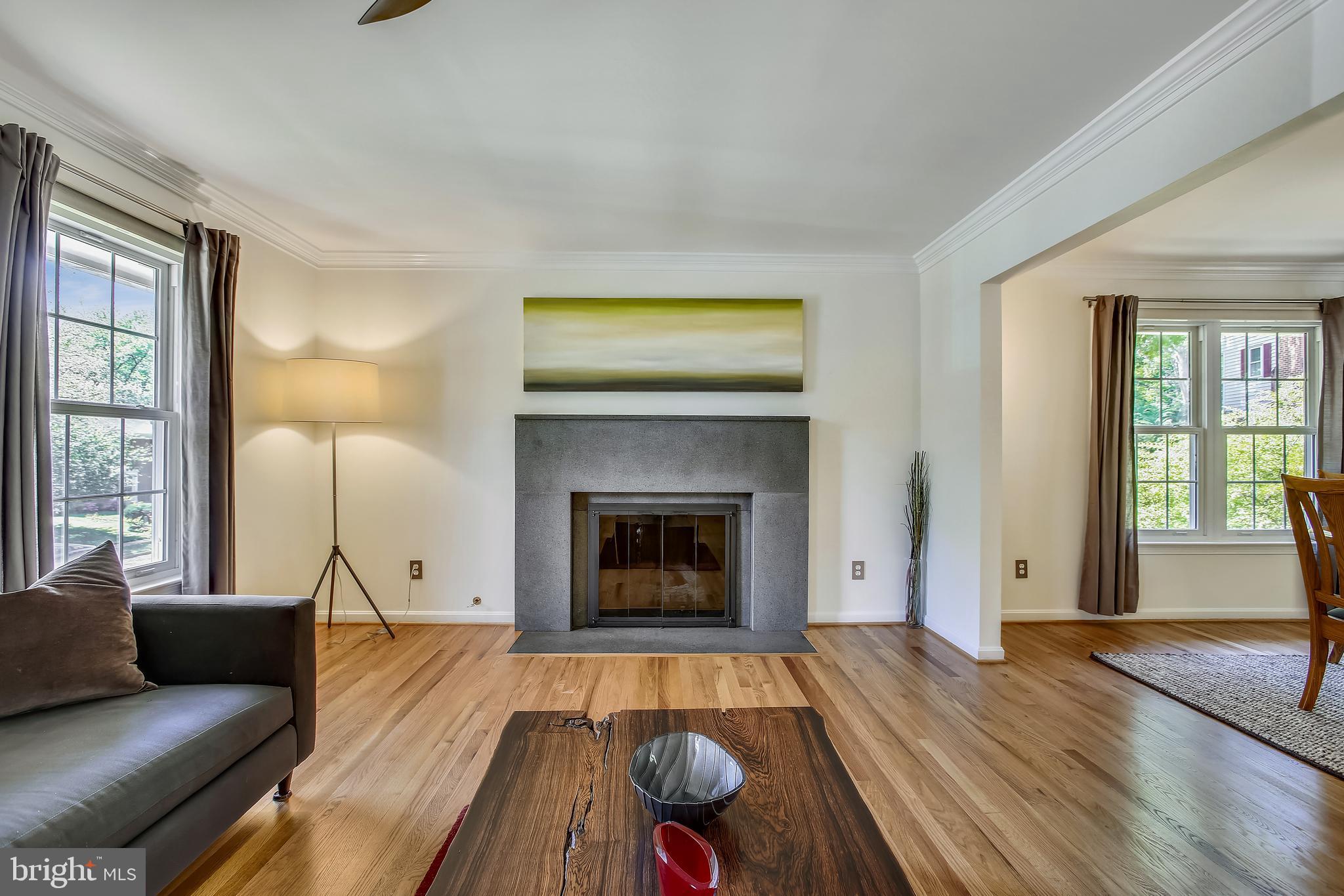 2008 Old Stage Road Alexandria, VA 22308 - Photo 7 of 44 Spacious Living Rm with gas Fireplace