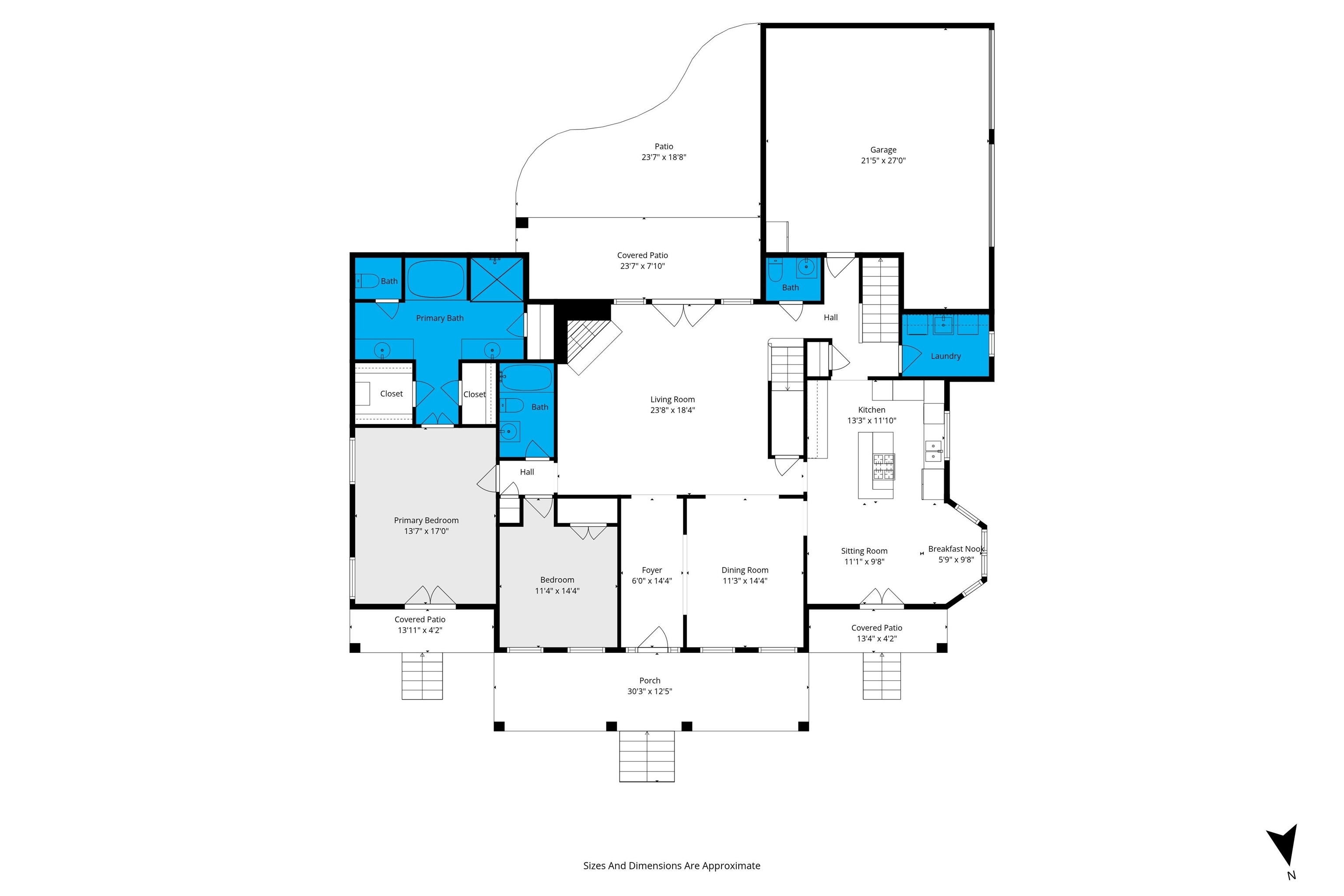 107 Beaver Dam Road Fairhope, AL 36532 - Photo 44 of 45 View of room layout