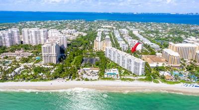 609 Ocean Drive, Unit 8G Key Biscayne, FL 33149 - Photo 44 of 44 a view of a city and an ocean view