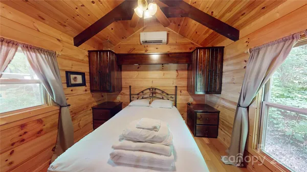 a very nice looking room with a large window