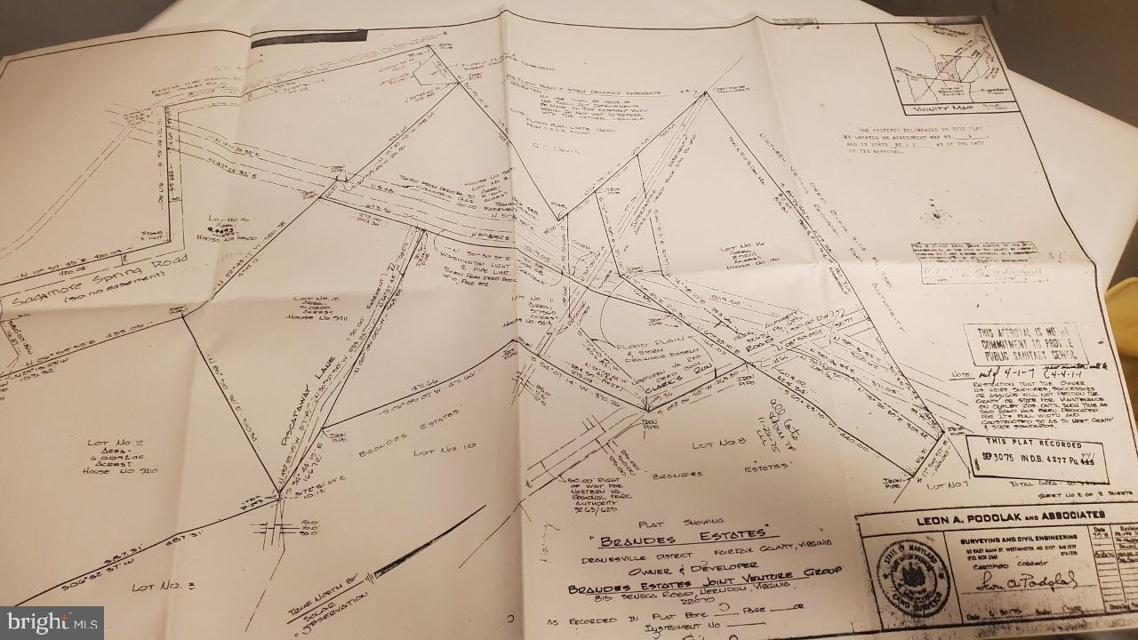 9520 Sagamore Spring Road Great Falls, VA 22066 - Photo 106 of 106 Original Plat available