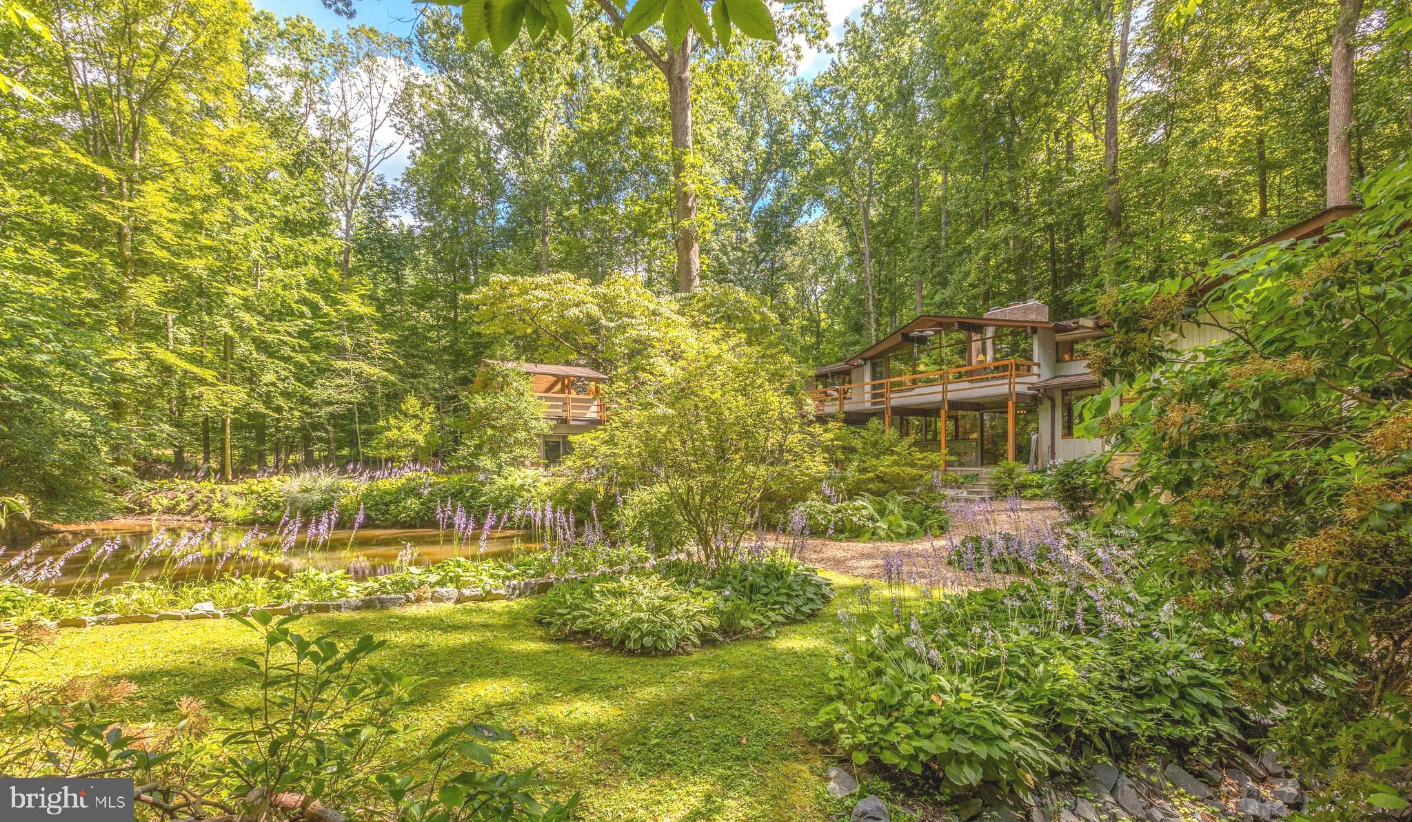 9520 Sagamore Spring Road Great Falls, VA 22066 - Photo 22 of 106 View of home from "across the pond"