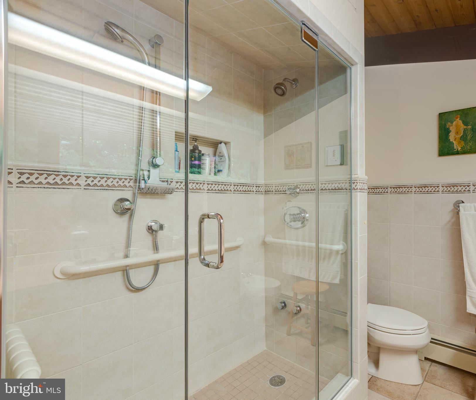 9520 Sagamore Spring Road Great Falls, VA 22066 - Photo 49 of 106 Top- of- the- Line Tile, Hardware and All