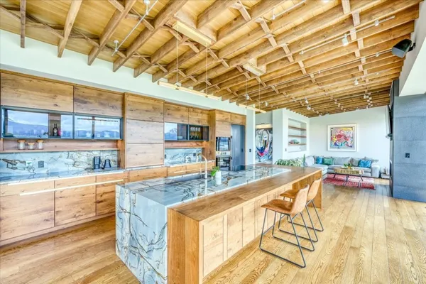 a very nice looking room with a large window
