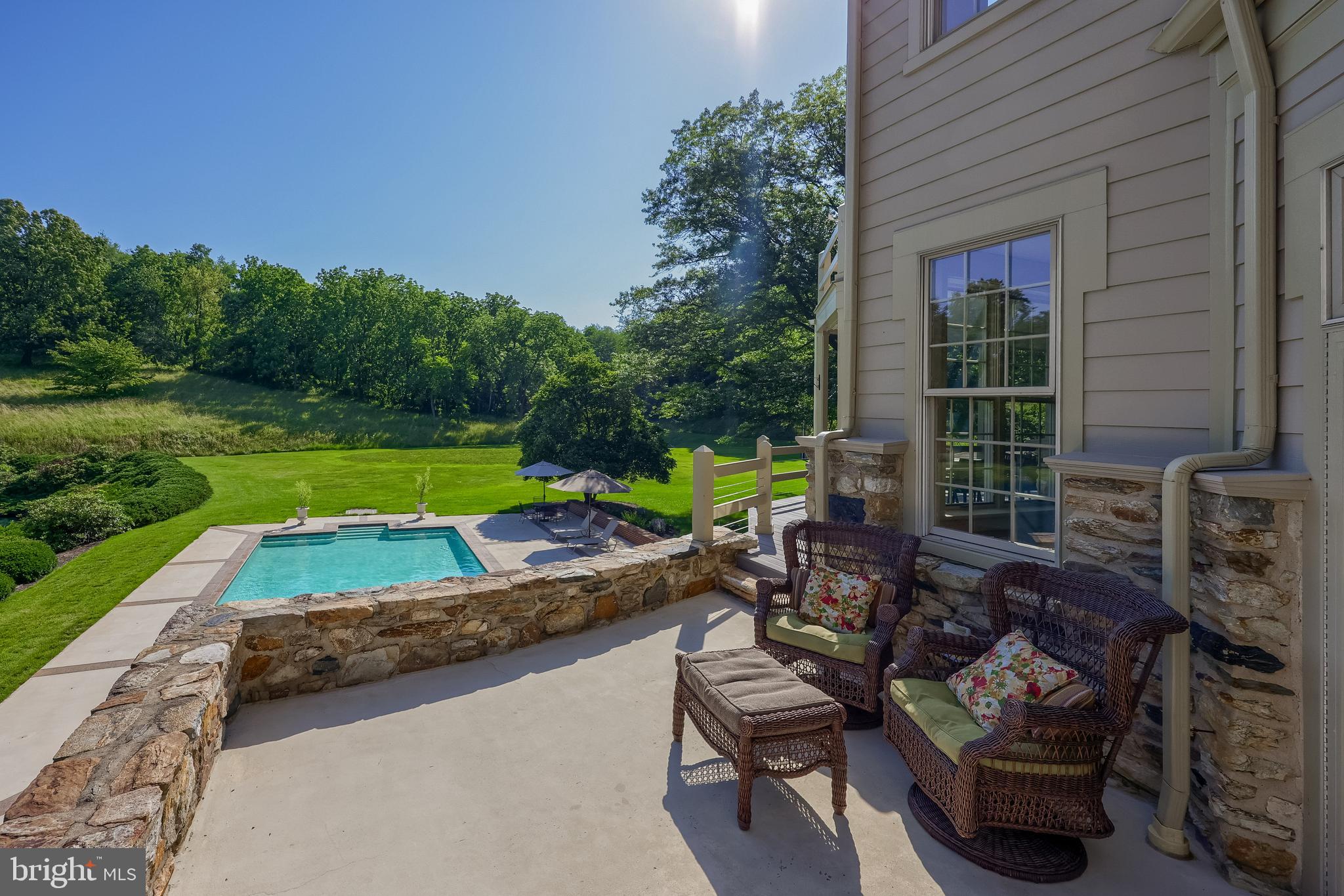 5751 Mt Pisgah Road York, PA 17406 - Photo 111 of 144 a view of backyard with swimming pool and outdoor seating