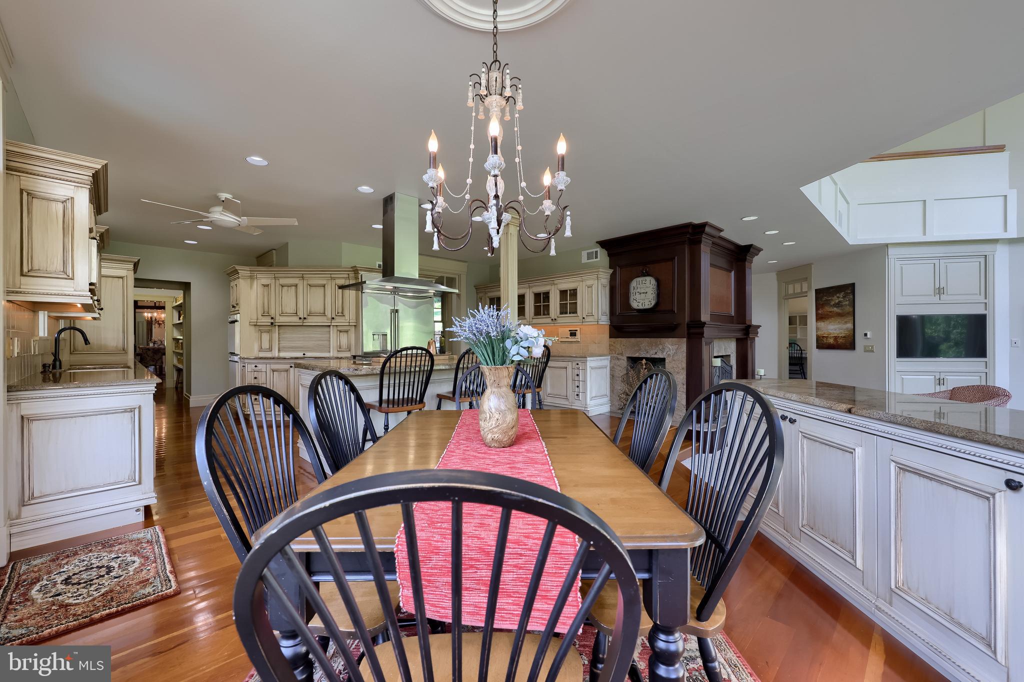 5751 Mt Pisgah Road York, PA 17406 - Photo 29 of 144 a view of a dining room with furniture and a chandelier