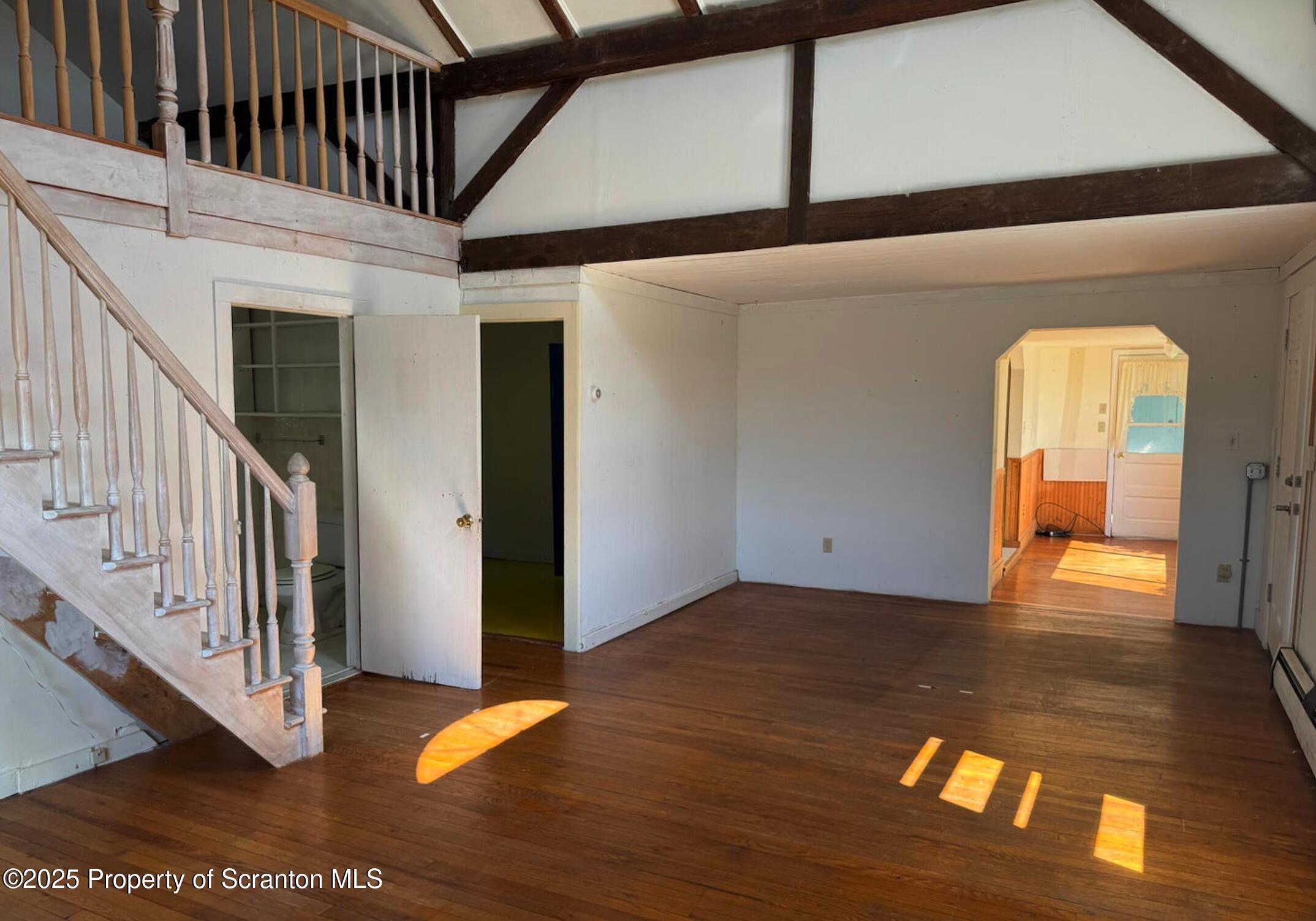 394 Dennis Road Honesdale, PA 18431 - Photo 2 of 13 a view of a hallway with wooden floor