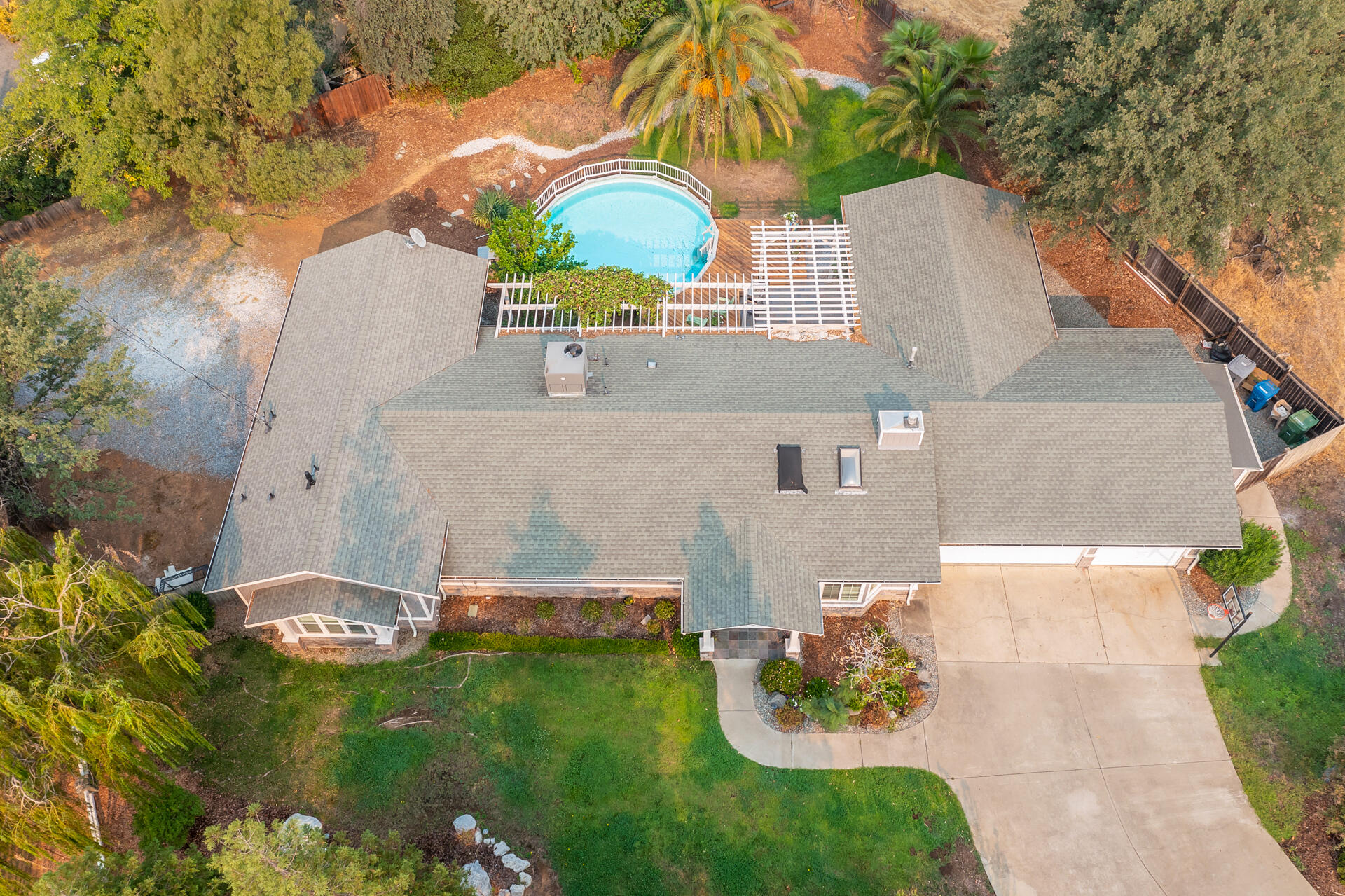 1102 Hope Lane Redding, CA 96003 - Photo 28 of 29 an aerial view of a house