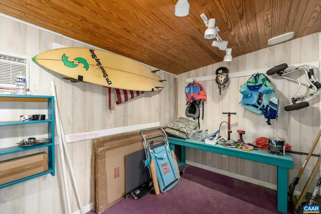 a view of storage and utility room