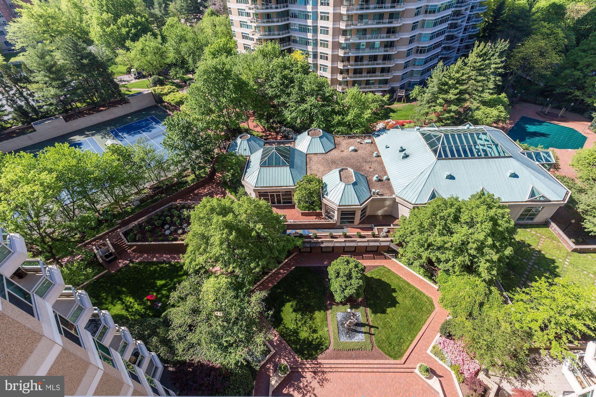 5600 Wisconsin Avenue, Unit 705 Chevy Chase, MD 20815 - Photo 46 of 62 Aerial view of the Somerset Clubhouse