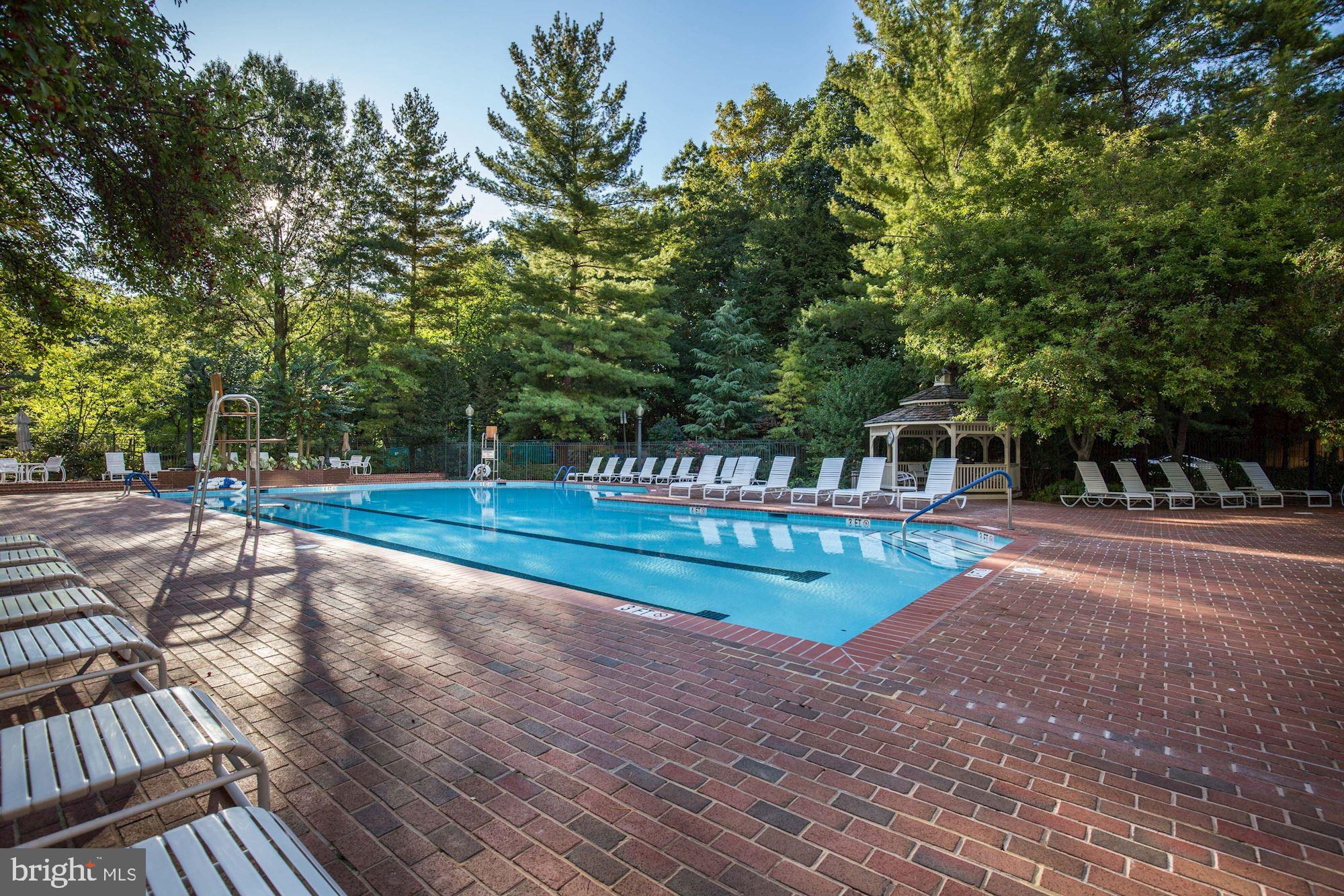 5600 Wisconsin Avenue, Unit 705 Chevy Chase, MD 20815 - Photo 57 of 62 a view of a swimming pool with a yard