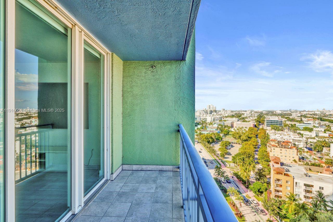 90 Alton Road, Unit 1907 Miami Beach, FL 33139 - Photo 15 of 45 a view of balcony with ocean view