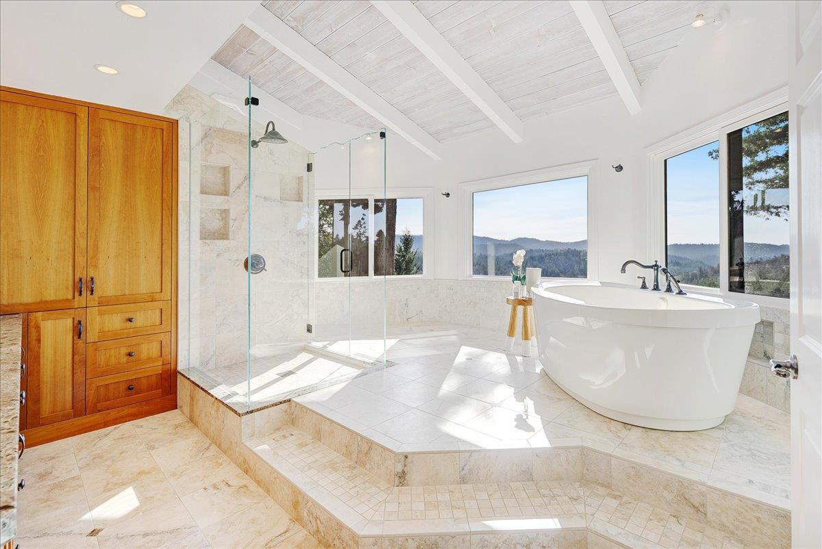 480 Quail Ridge Road Scotts Valley, CA 95066 - Photo 34 of 69 a living room with large mirror and furniture