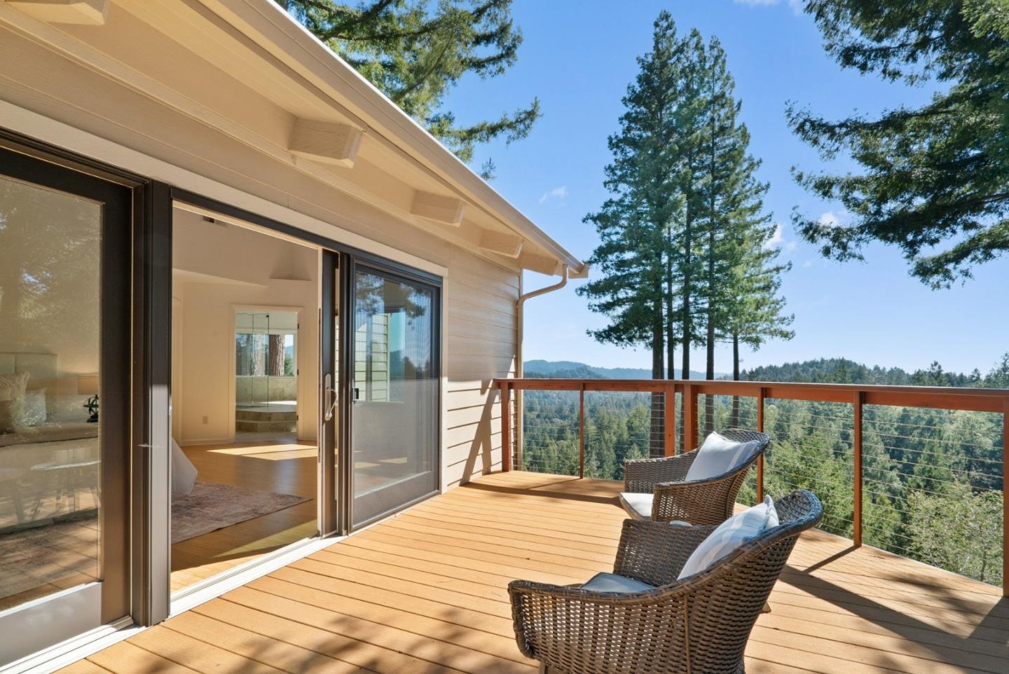 480 Quail Ridge Road Scotts Valley, CA 95066 - Photo 53 of 69 a balcony with furniture and outdoor space