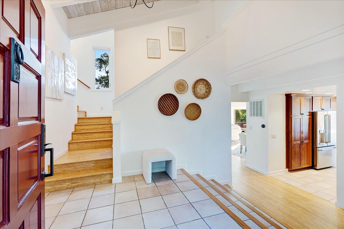 480 Quail Ridge Road Scotts Valley, CA 95066 - Photo 7 of 69 a view of an entryway with staircase