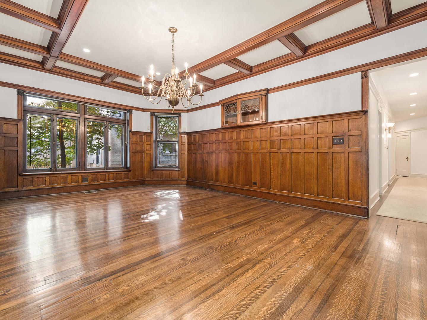 3020 North Sheridan Road, Unit 1N Chicago, IL 60657 - Photo 4 of 29 a view of a room with wooden floor and large windows