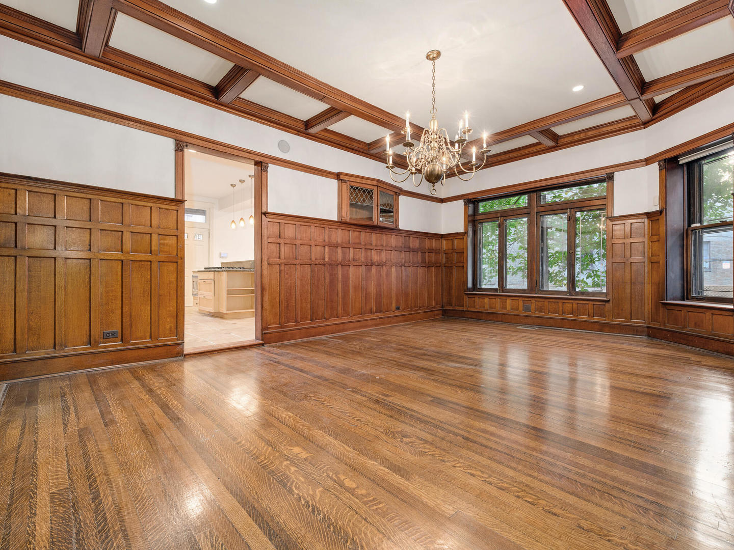 3020 North Sheridan Road, Unit 1N Chicago, IL 60657 - Photo 5 of 29 a view of a room with wooden floor and large windows