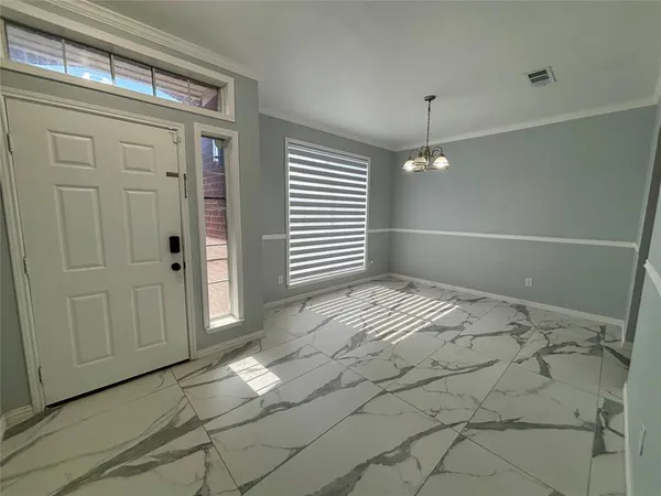 a view of empty room