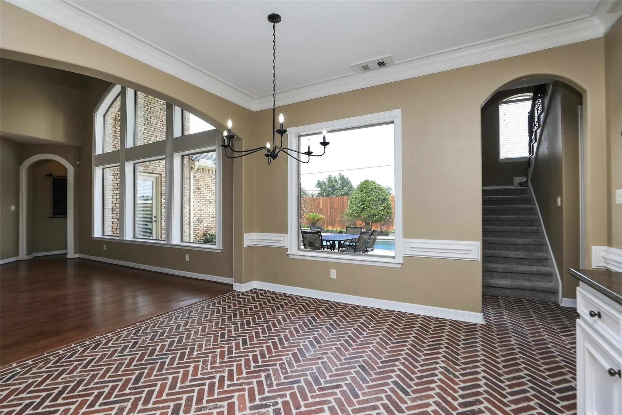 13810 Nathan Ridge Lane Cypress, TX 77429 - Photo 23 of 50 a view of empty room with wooden floor and fan