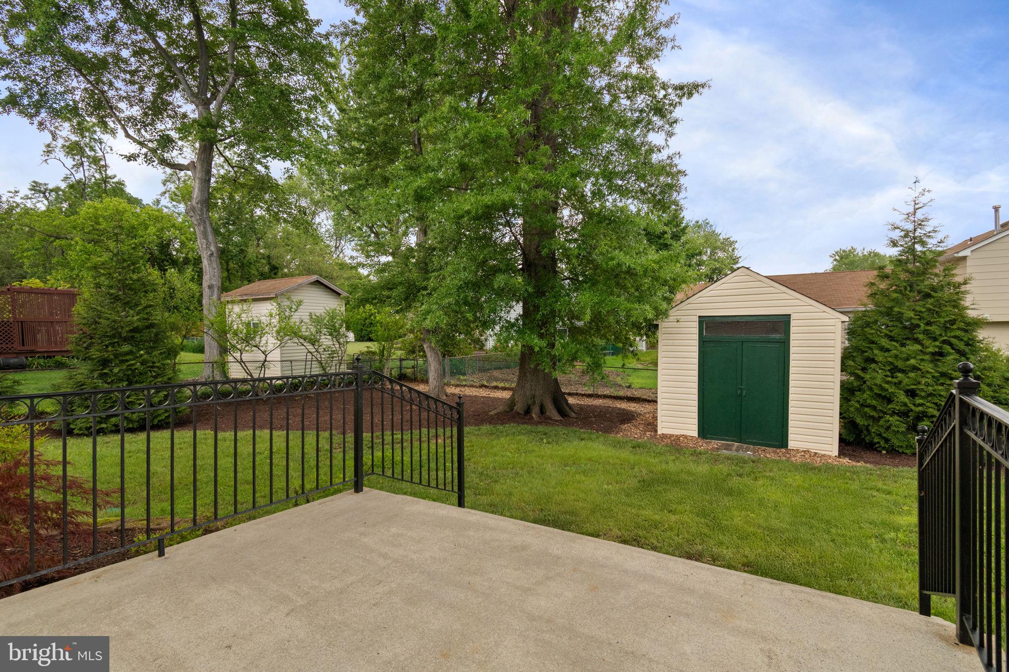 7619 Hayfield Road Alexandria, VA 22315 - Photo 54 of 60 Storage shed & patio