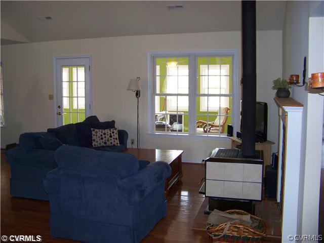 Den/Family/Great Room - Family room with Tile Fire