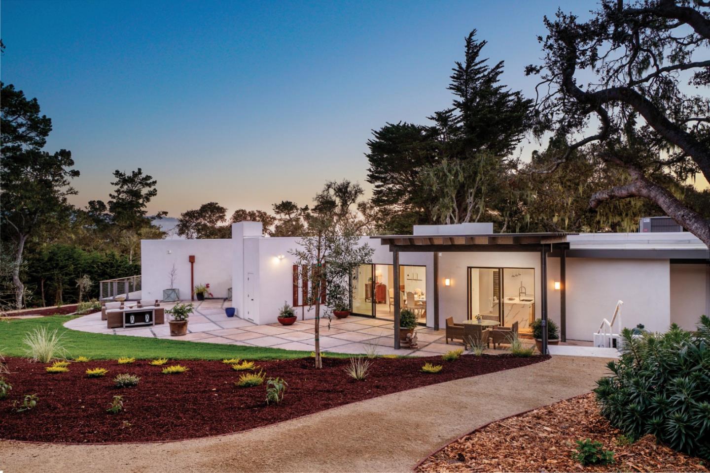 1505 Venadero Road Pebble Beach, CA 93953 - Photo 36 of 36 a view of a house with backyard and sitting area