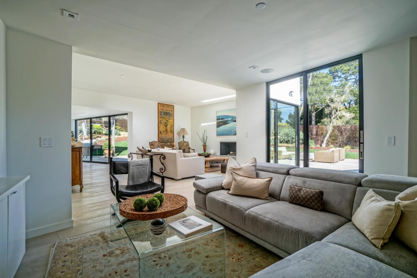 1505 Venadero Road Pebble Beach, CA 93953 - Photo 8 of 36 a living room with furniture and a large window
