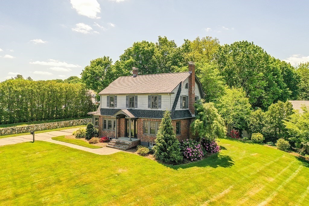 26 Windsor Road Westwood, MA 02090 - Photo 37 of 41 a view of a house with swimming pool and sitting area