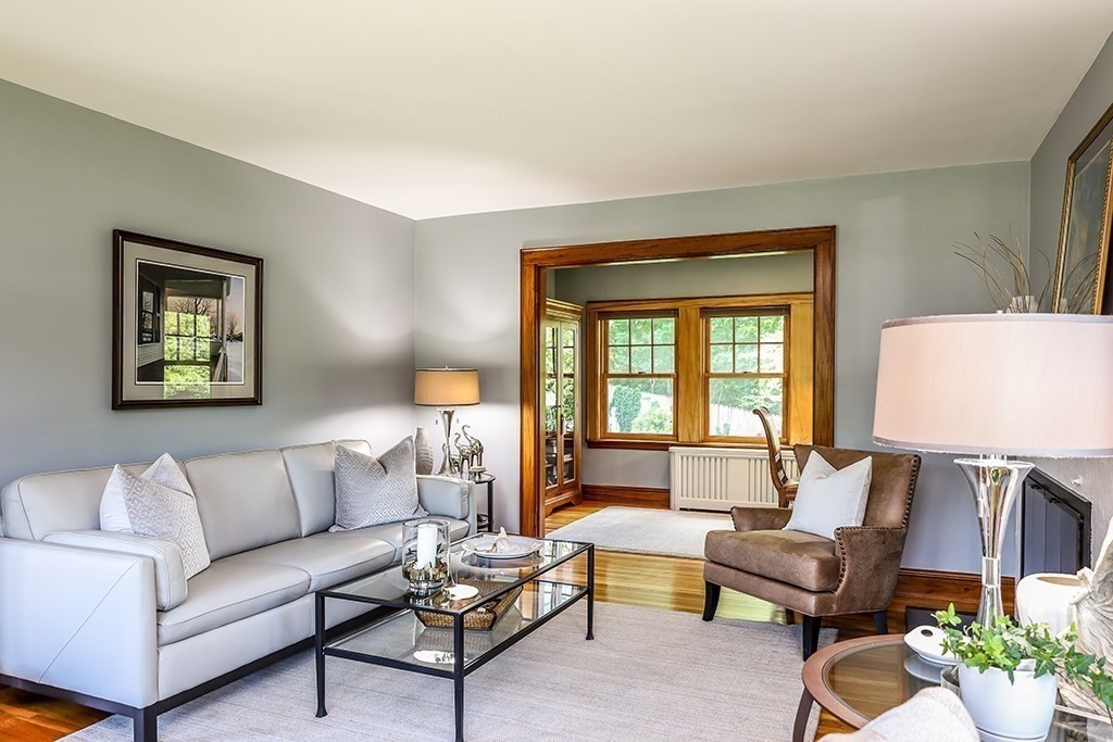 26 Windsor Road Westwood, MA 02090 - Photo 6 of 41 a living room with furniture and a large window