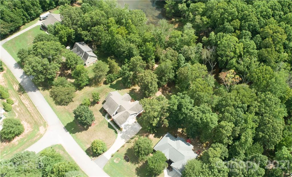 733 Flamingo Road Clover, SC 29710 - Photo 48 of 48 an aerial view of residential house with outdoor space and trees all around