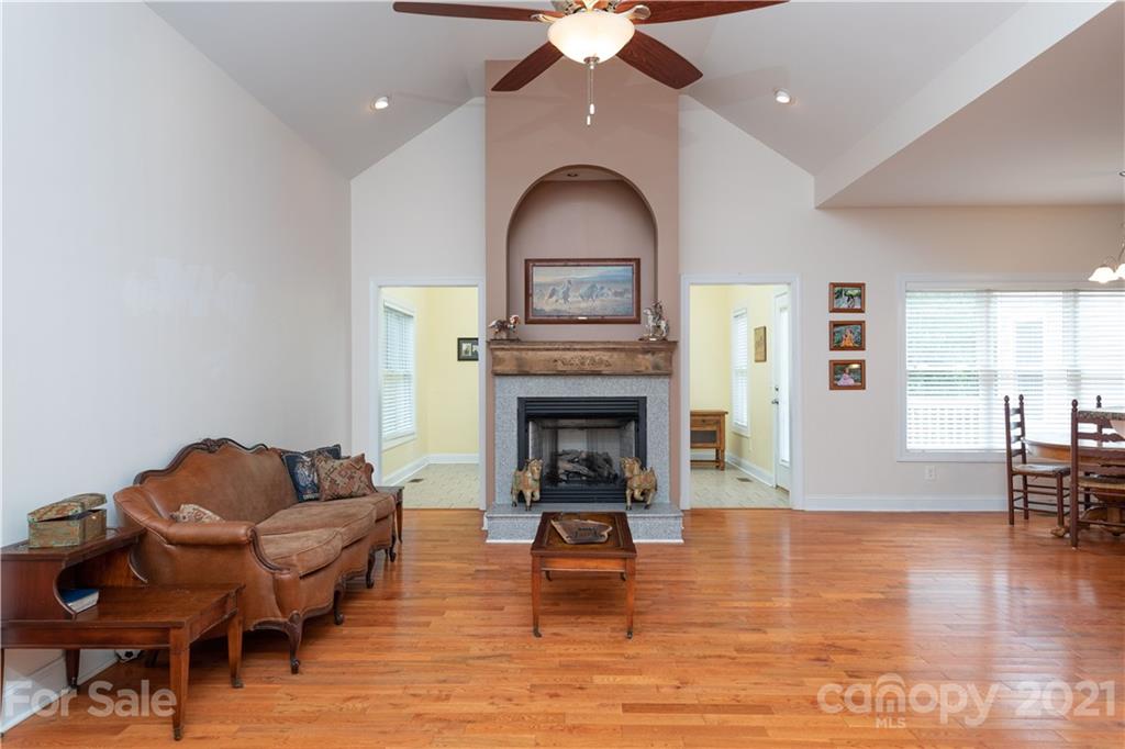 733 Flamingo Road Clover, SC 29710 - Photo 9 of 48 a living room with furniture and a fireplace