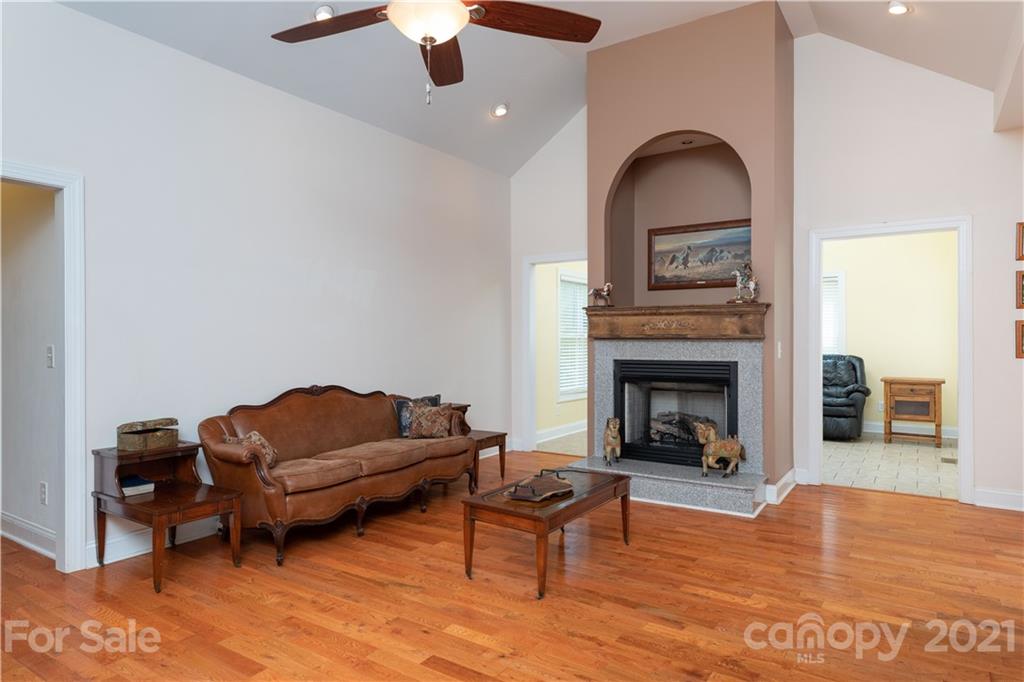 733 Flamingo Road Clover, SC 29710 - Photo 10 of 48 a living room with furniture and a fireplace