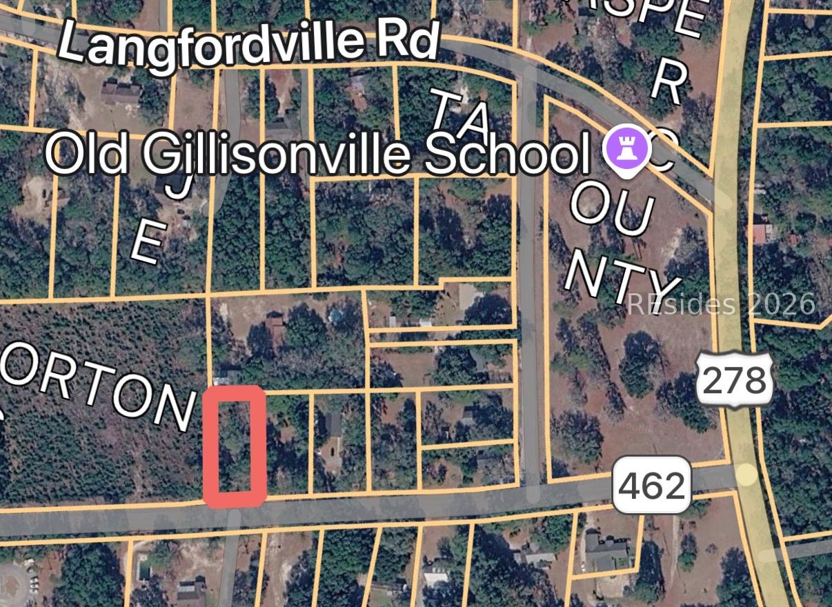 12565 Gillison Branch Road Ridgeland, SC 29936 - Photo 3 of 6 ARE IN RED IS THE LOT