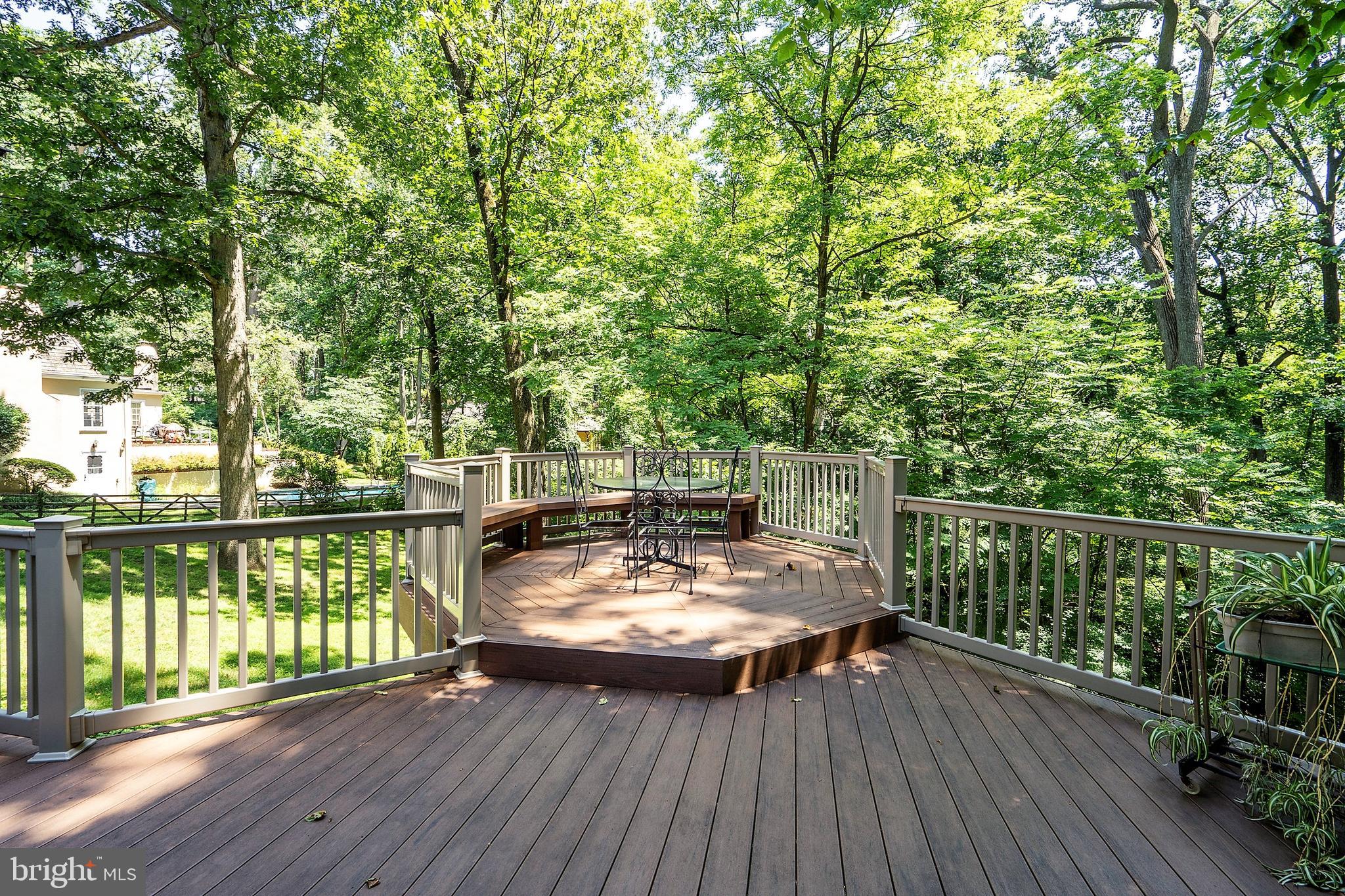 309 Valley Place Radnor, PA 19087 - Photo 22 of 39 a view of balcony with wooden floor and outdoor seating