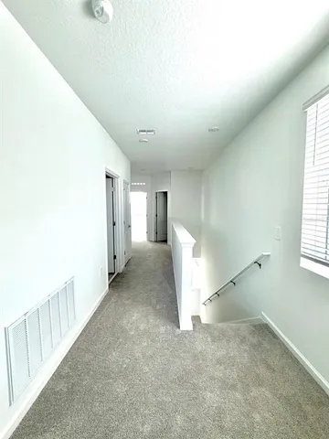 a view of a room with window