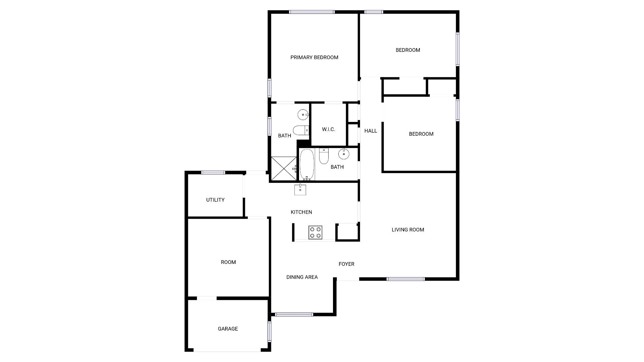 609 Sandy Spring Trail Madison, TN 37115 - Photo 16 of 16 a picture of a floor plan
